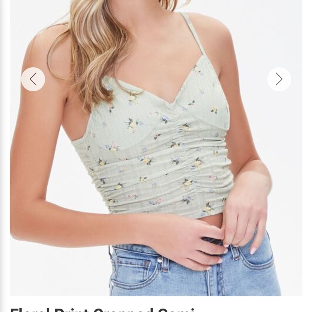 Floral cami forever 21